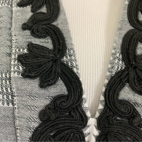 Tommy Bahama Cotton Pullover Hoodie Soutache Women’s M Beachy Baja Hood Coastal - Picture 9 of 17